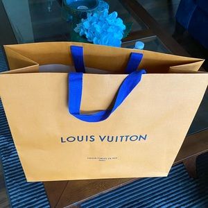 Louis Vuitton shopping paper bag